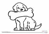 Colouring Dog Pages Coloring Bowl Year Getcolorings Color sketch template