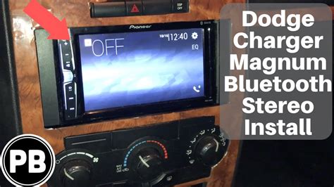 dodge charger magnum challenger radio install youtube
