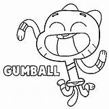 Gumball Amazing sketch template