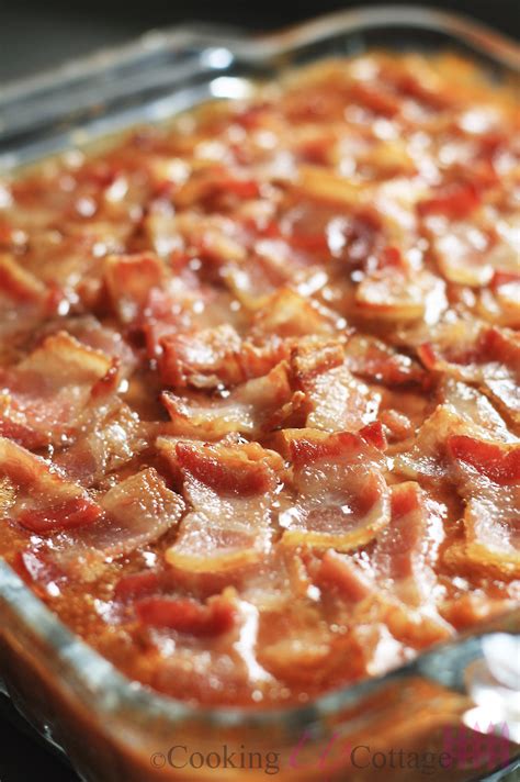 Easy Baked Beans With Bacon Cooking Up Cottage