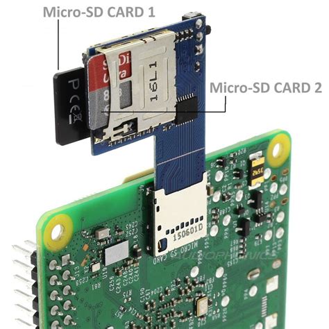 dual micro sd card reader  micro sd card  adpater raspberry pi