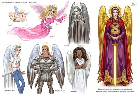 How Correctly To Depict Angels By Develv On Deviantart