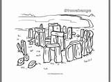 Stonehenge Coloring Sheet Pages Colouring Sheets Kids Google Da Color Colorings Getcolorings sketch template