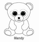 Coloring Pages Boos Beanie Ty Stuffed Animal Color Getcolorings sketch template