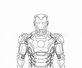 Ironman Sketch Coloringhome sketch template