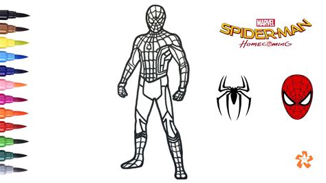lego spider man homecoming coloring pages coloringpages