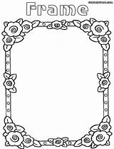 Coloring Frame Pages Color Clipart Quality High Library Print Popular sketch template