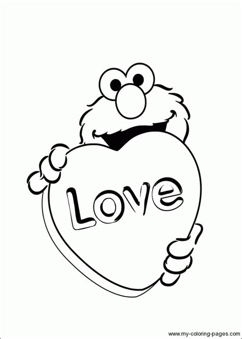 elmo love coloring page elmo coloring pages love coloring pages