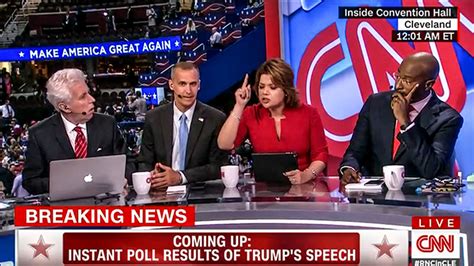 cnn reporters lose  minds  donald trumps epic speech