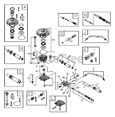 troy bilt   troy bilt  psi pressure washer pump parts lookup  diagrams partstree