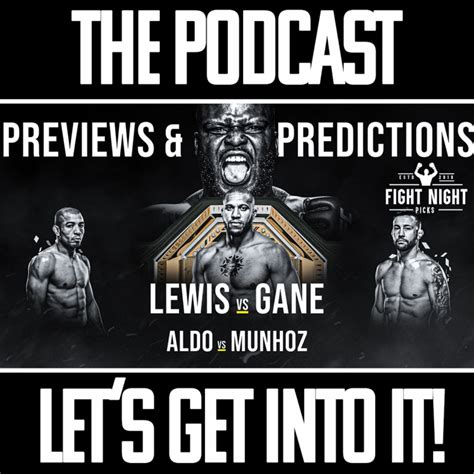 ufc 265 lewis vs gane full card previews and predictions fight night