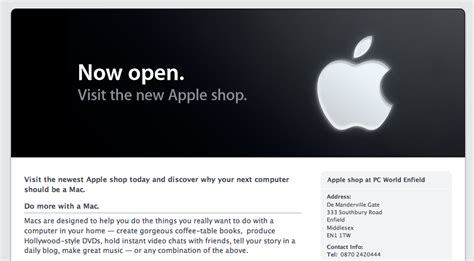 maccast blog archive apple uk open store  pc world
