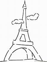 Eiffel Torre Seurat Clouds Georges Supercoloring Easy Flag Coloringme Colouring sketch template