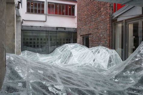 Giant Broken Glass Installation Art Exists Because Life Is Not Enough