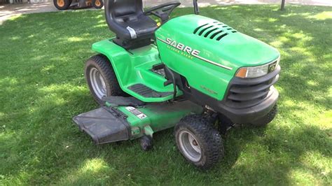 1998 Sabre Lawn Tractor By John Deere Youtube