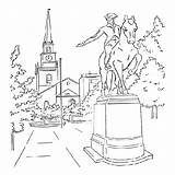 Coloring Pages Revere Paul sketch template