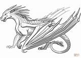 Fire Dragon Coloring Breathing Pages Realistic Printable Icewing Getcolorings Color Print Breat sketch template