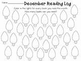 Log December Reading Intermediate Packet Students sketch template