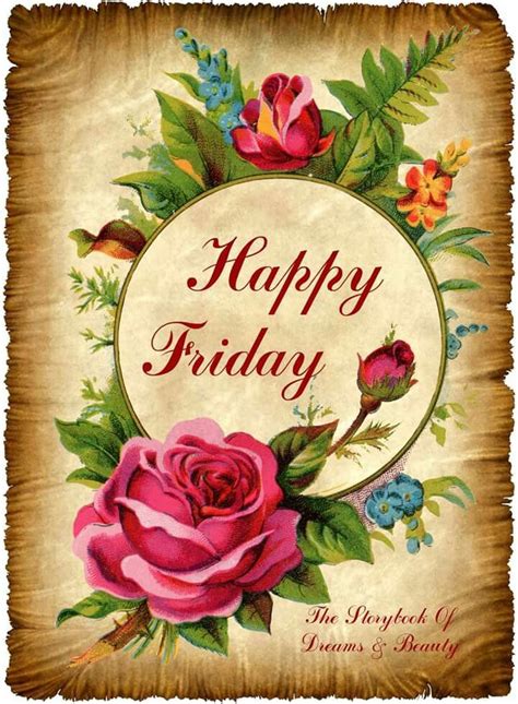 pin  catel  friday happy friday vintage art good morning quotes