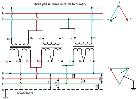 phase transformer wiring diagram