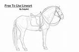 Horse Tack Lineart Deviantart Iberian sketch template