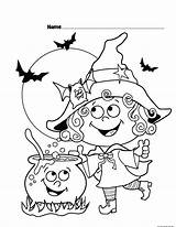 Witch Costumes Printable sketch template
