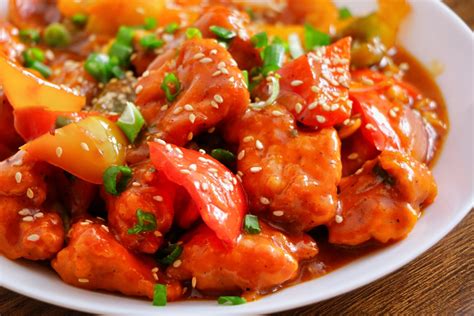 restaurant style sweet chilli chicken easy sweet chili chicken recipe vismai food