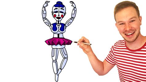 How To Draw Ballora From Fnaf Sister Location Step By Step
