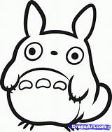 Totoro sketch template