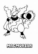 Pokemon Coloring Fire Pages Type Printable Magmortar Hellokids Colouring Color Torchic Para Print Colorear Sheets Ausmalbilder Board Getcolorings Visit Dibujos sketch template