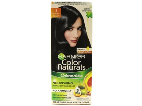 garnier color naturals creme rich hair color natural black  review