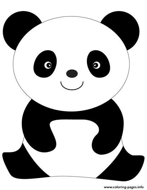 cute panda bear coloring pages printable
