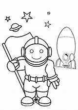 Astronaut Coloring Pages Kids Printable Colouring Space Drawing Print Body Outline Sheets Activity Astronauts Medical Human Color Sheet Template Theme sketch template