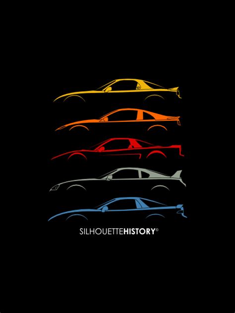 pin  sean kenney  autotech car silhouette car illustration