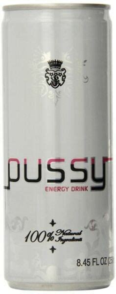 pussy natural energy drink 250ml pack of 4 for sale online ebay