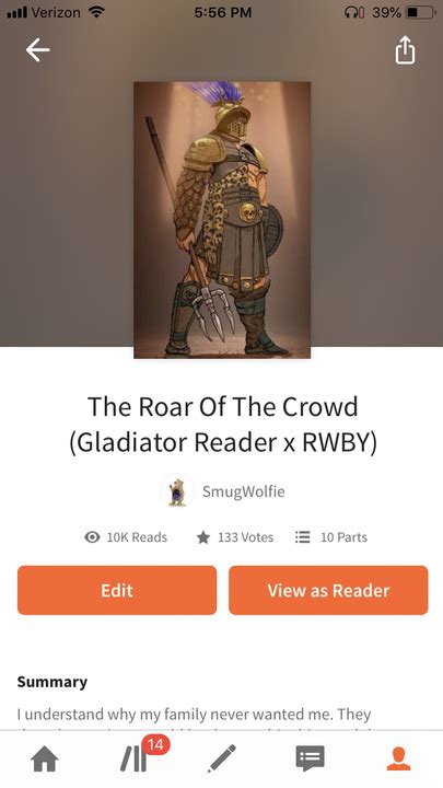 The Roar Of The Crowd Gladiator Reader X Rwby Wtf