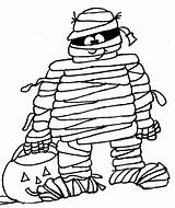Mummy Coloring Halloween Pages Clip Clipart Pictuers Clipartmag Really Cool Musely sketch template