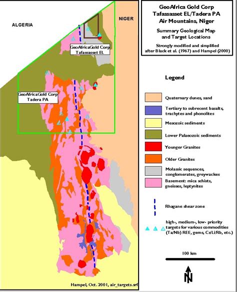 seltenmetalle und edelsteine air gebirge niger