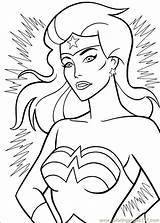 Wonder Woman Coloring Draw Logo Popular sketch template