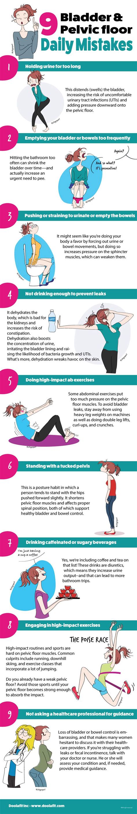 9 Bladder And Pelvic Floor Mistakes You Might Make Daily Pelvic Floor