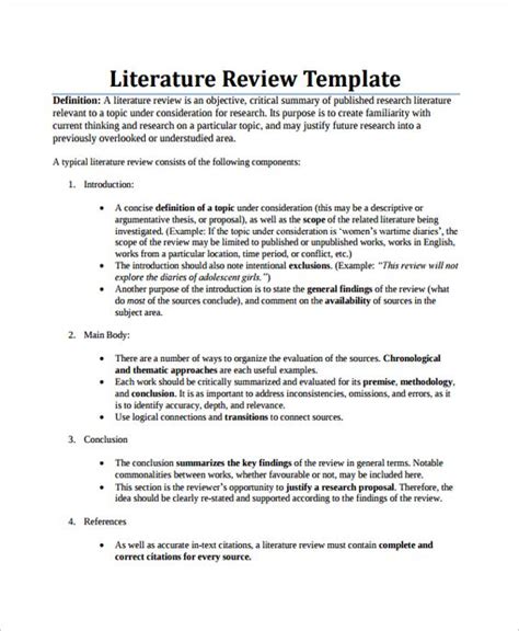 literature review organization depaul  doctoral program