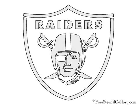 raiders oakland raiders logo sports coloring pages