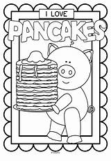 Pancake Coloring Pancakes Printables Printable Posters Activities Celebrate Teacherspayteachers Party sketch template