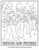 Coloring Pages Printable Exercise Scout Cub Fitness Iceland Pittsburgh Pirates Getcolorings Color Preschool Health Popular Do Getdrawings Colorings sketch template