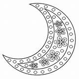 Moon Pages Coloring Print Adults Colouring Preschoolers sketch template