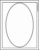 Coloring Shape Pages Oval Shapes Color Print Square Squares Circles Colorwithfuzzy sketch template