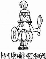 God Armor Coloring Pages Bunyan Armour Whole Put Printable Drawing Getcolorings Getdrawings Color Paul Popular sketch template