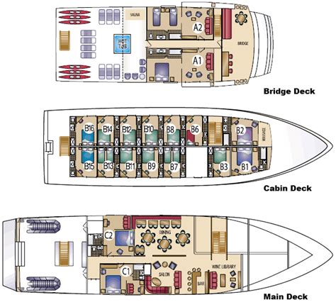 english pages  cruise ships deck plans