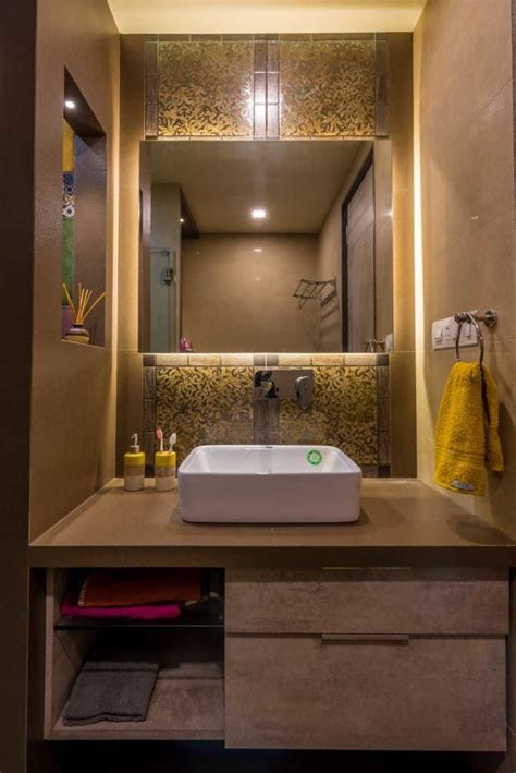 wash basin  lighting  mirror istudio architecture bathroommirrors homify washroom