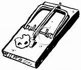 Trap Clipart Mouse Mousetrap Clip Cartoon Clipground Moral End Story sketch template